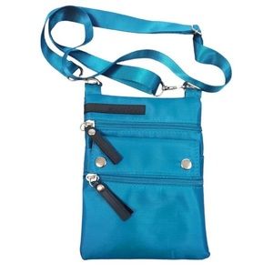 Safer Travel With ScanSafe Crossbody
Safety Scan Blue purse bag organizer